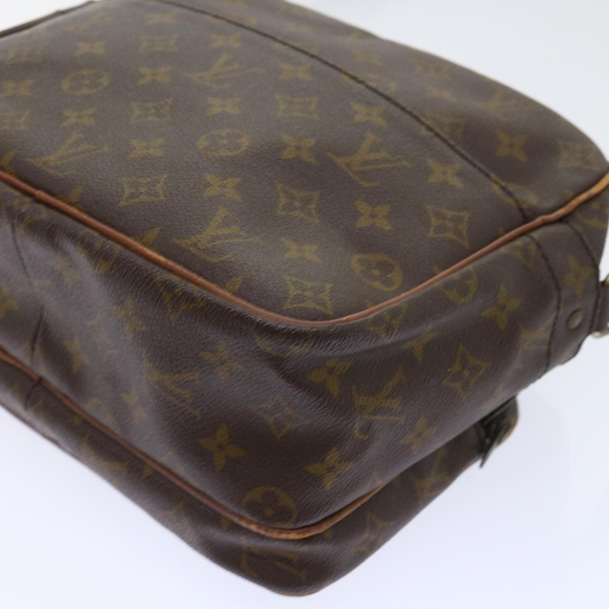 LOUIS VUITTON Monogram Nile Shoulder Bag Vintage M45244 LV Auth ac2102