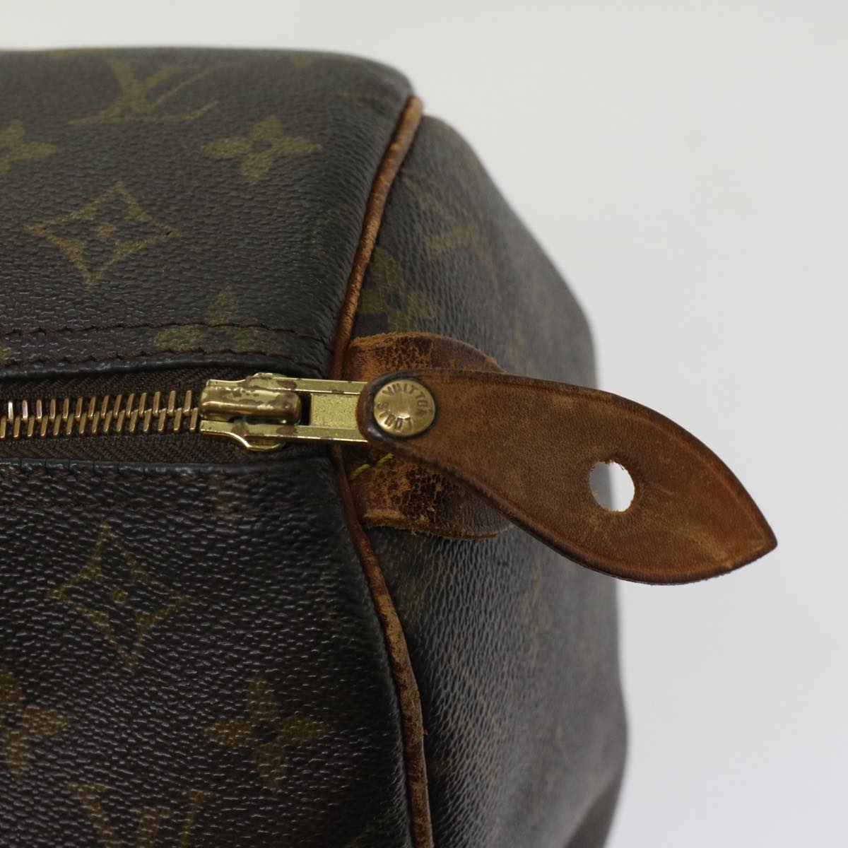 LOUIS VUITTON Monogram Speedy 30 Hand Bag M41526 LV Auth ac2106