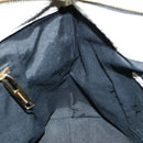 BURBERRY Tote Bag Leather Gray White Auth ac2169-19