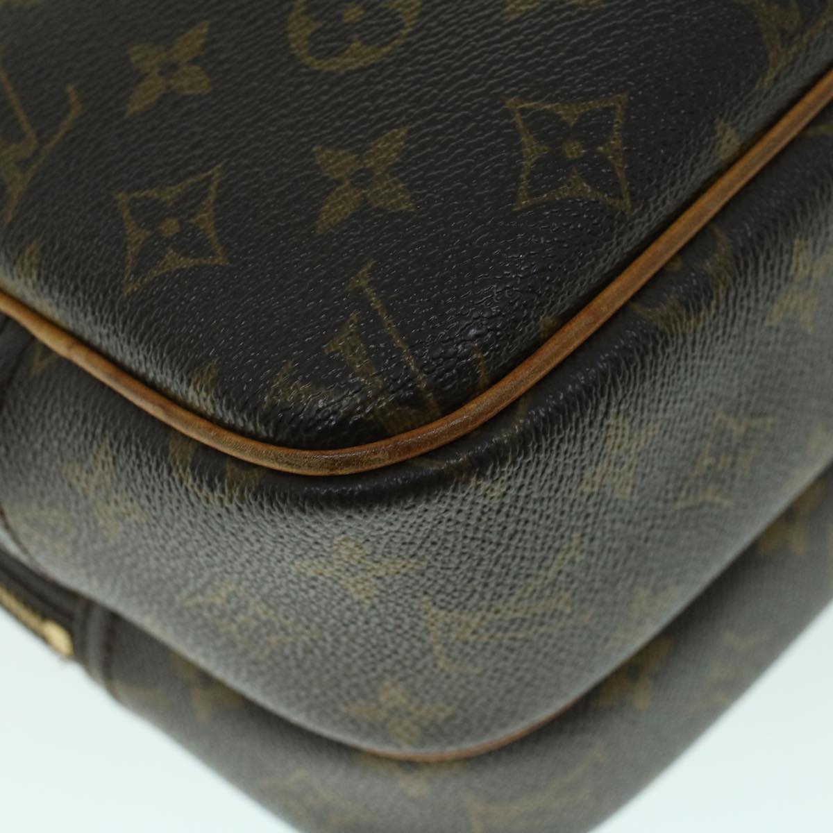 LOUIS VUITTON Monogram Reporter PM Shoulder Bag M45254 LV Auth ac2182