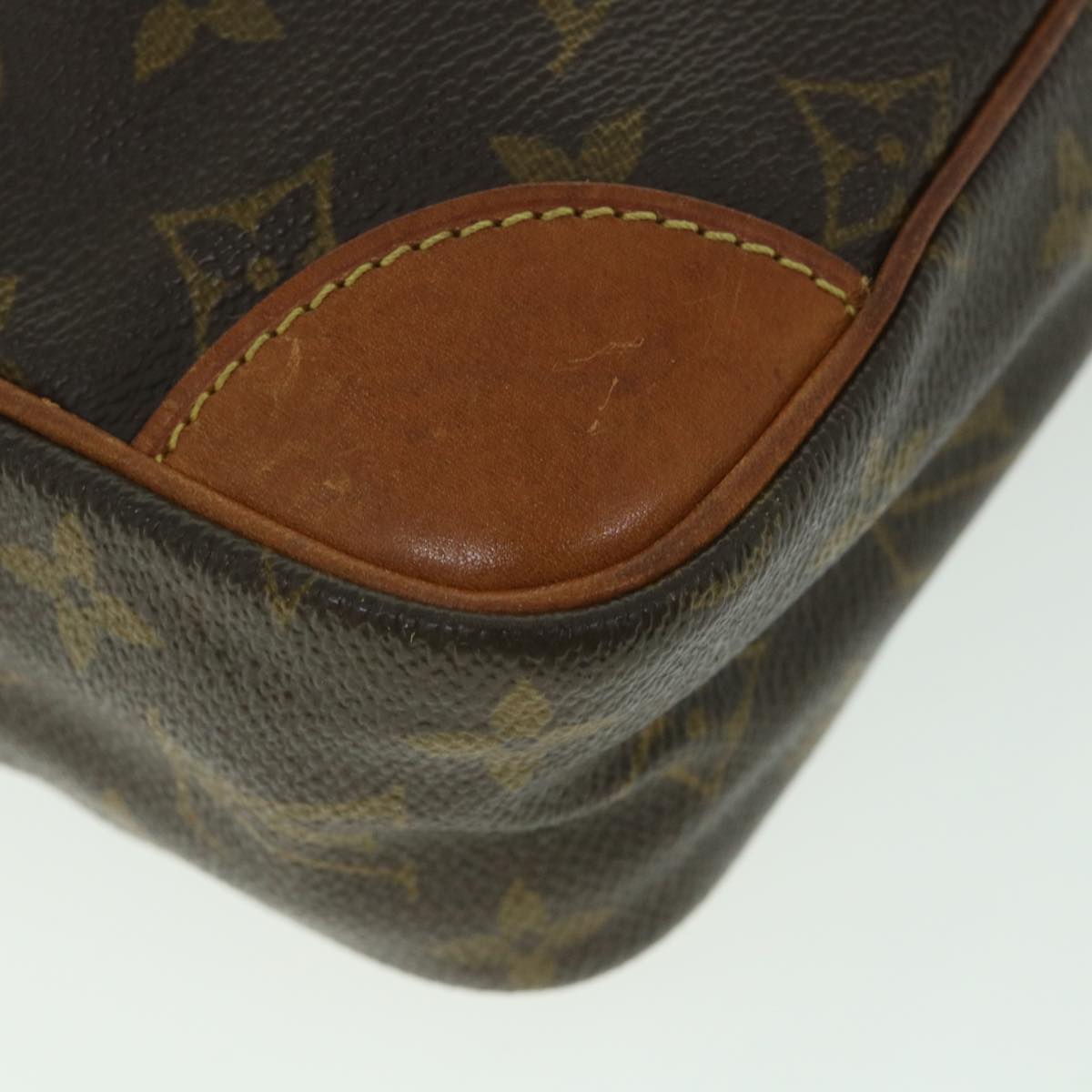 LOUIS VUITTON Monogram Compiegne 28 Clutch Bag M51845 LV Auth ac2258