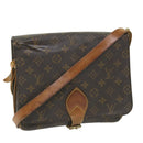 LOUIS VUITTON Monogram Cartouchiere GM Shoulder Bag M51252 LV Auth ac2265-1