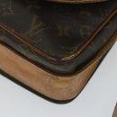 LOUIS VUITTON Monogram Cartouchiere GM Shoulder Bag M51252 LV Auth ac2265-15