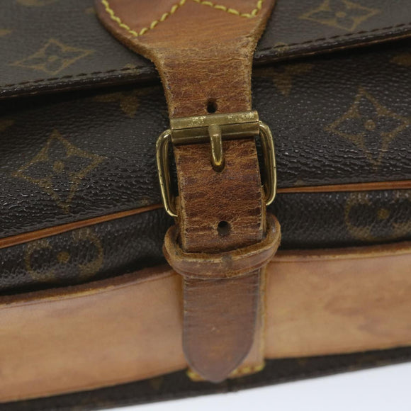 LOUIS VUITTON Monogram Cartouchiere GM Shoulder Bag M51252 LV Auth ac2265