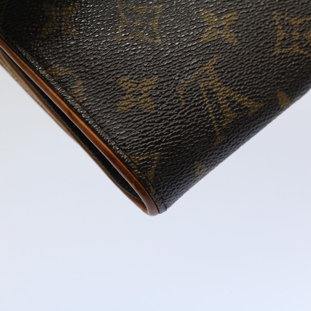 LOUIS VUITTON Monogram Pochette Twin GM Shoulder Bag M51852 LV Auth ac2276