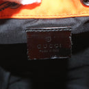 GUCCI Pouch Canvas Orange 039 0973 Auth ac2314-17