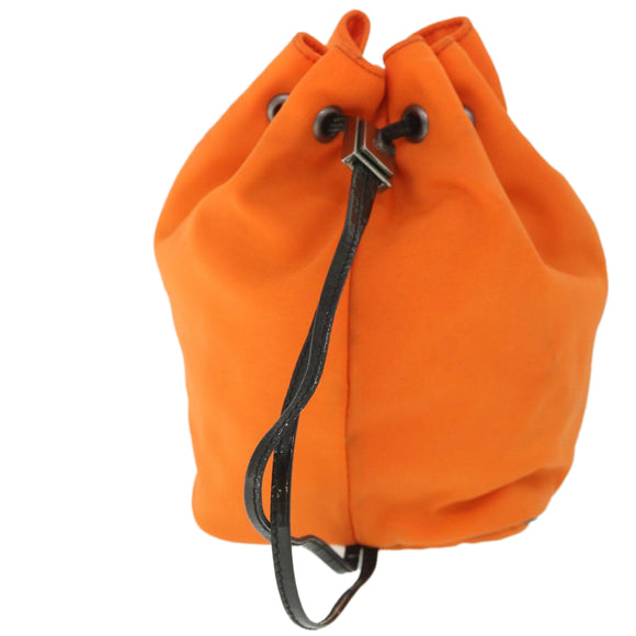 GUCCI Pouch Canvas Orange 039 0973 Auth ac2314