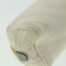 PRADA Pouch Canvas White Auth ac2316-16