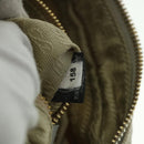 PRADA Pouch Canvas White Auth ac2316-12
