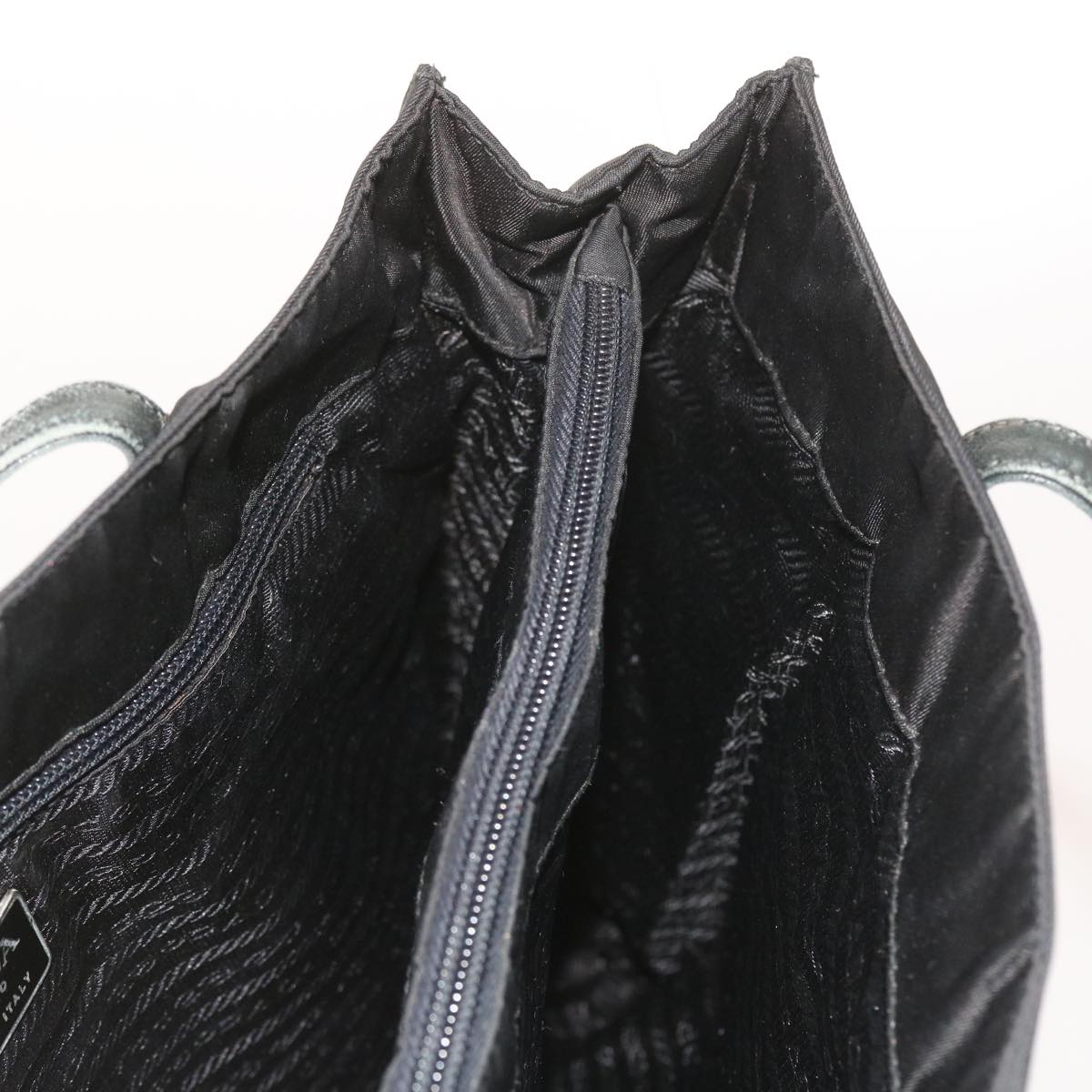 PRADA Shoulder Bag Nylon Black Auth ac2390