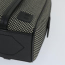 BALLY Hand Bag Canvas Gray Auth ac2394-9