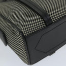 BALLY Hand Bag Canvas Gray Auth ac2394-14