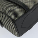 BALLY Hand Bag Canvas Gray Auth ac2394-16