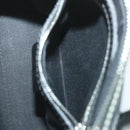 BALLY Hand Bag Canvas Gray Auth ac2394-20