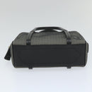 BALLY Hand Bag Canvas Gray Auth ac2394-5