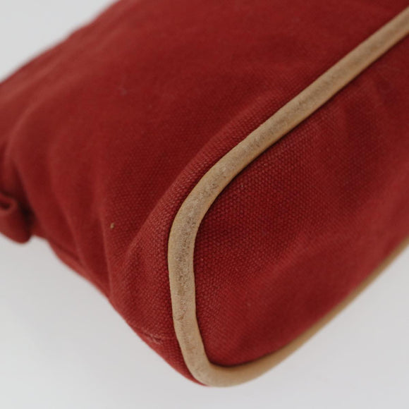 HERMES Bolide PM Pouch Canvas Red Auth ac2402