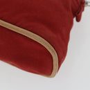 HERMES Bolide PM Pouch Canvas Red Auth ac2402-15