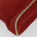 HERMES Bolide PM Pouch Canvas Red Auth ac2402-16