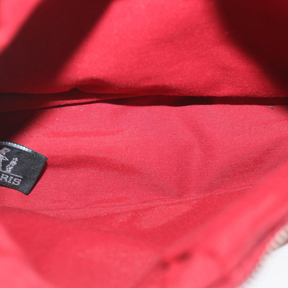 HERMES Bolide PM Pouch Canvas Red Auth ac2402