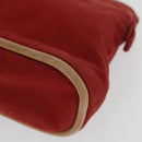 HERMES Bolide PM Pouch Canvas Red Auth ac2402-8