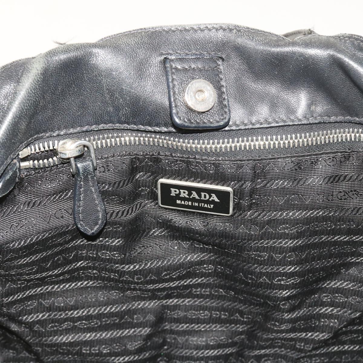 PRADA Hand Bag Nylon Black Auth ac2428