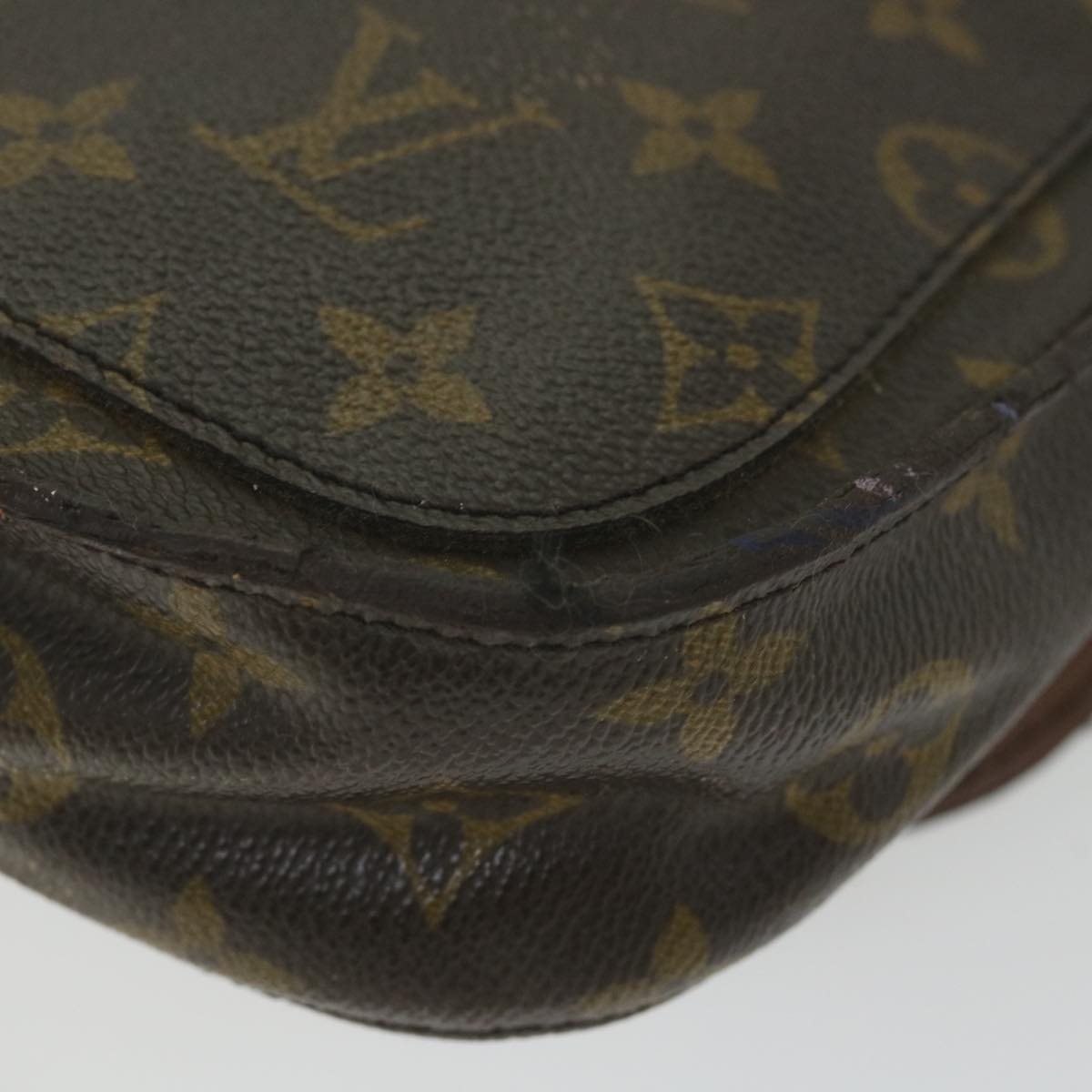 LOUIS VUITTON Monogram Saint Cloud MM Shoulder Bag M51243 LV Auth ac2465