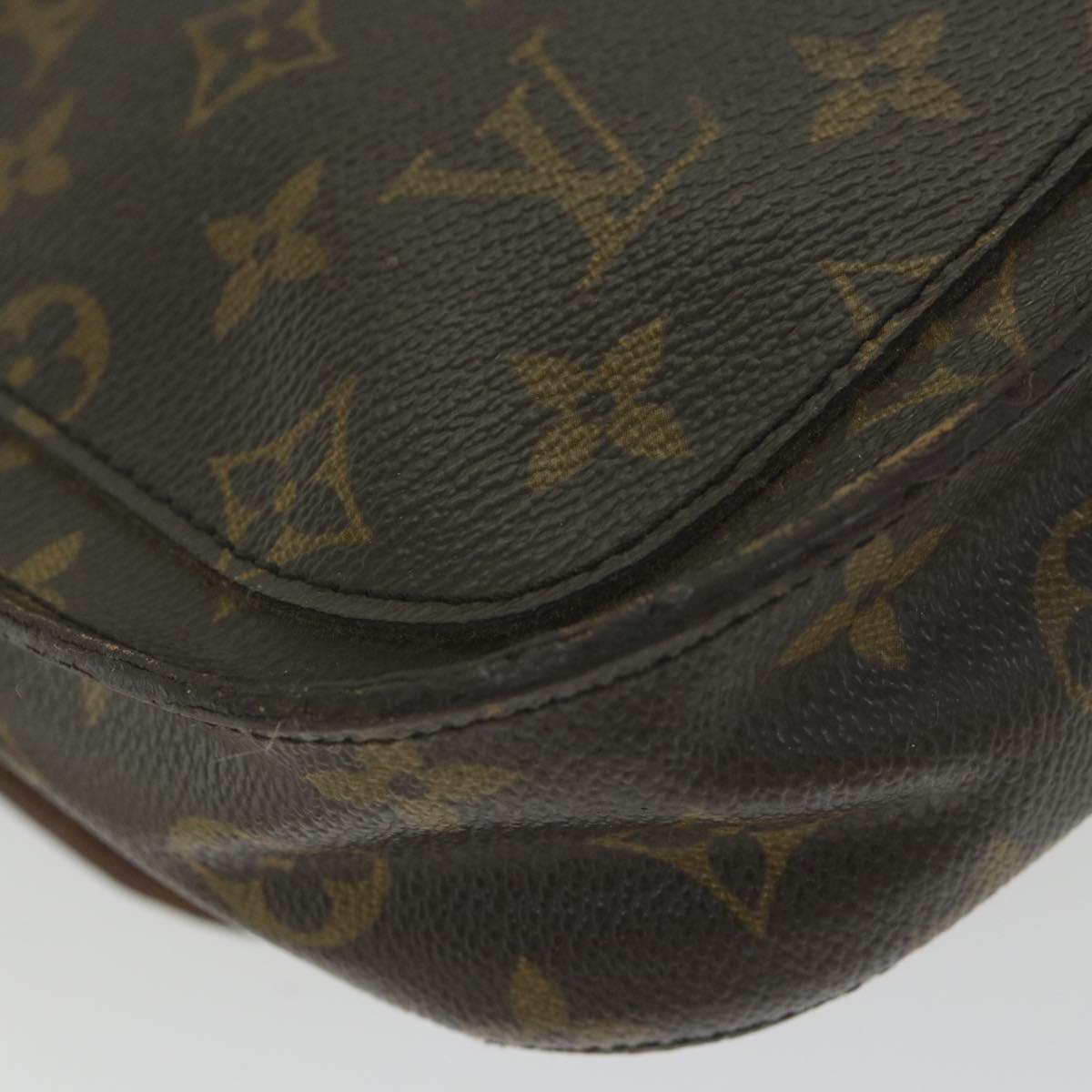 LOUIS VUITTON Monogram Saint Cloud MM Shoulder Bag M51243 LV Auth ac2465