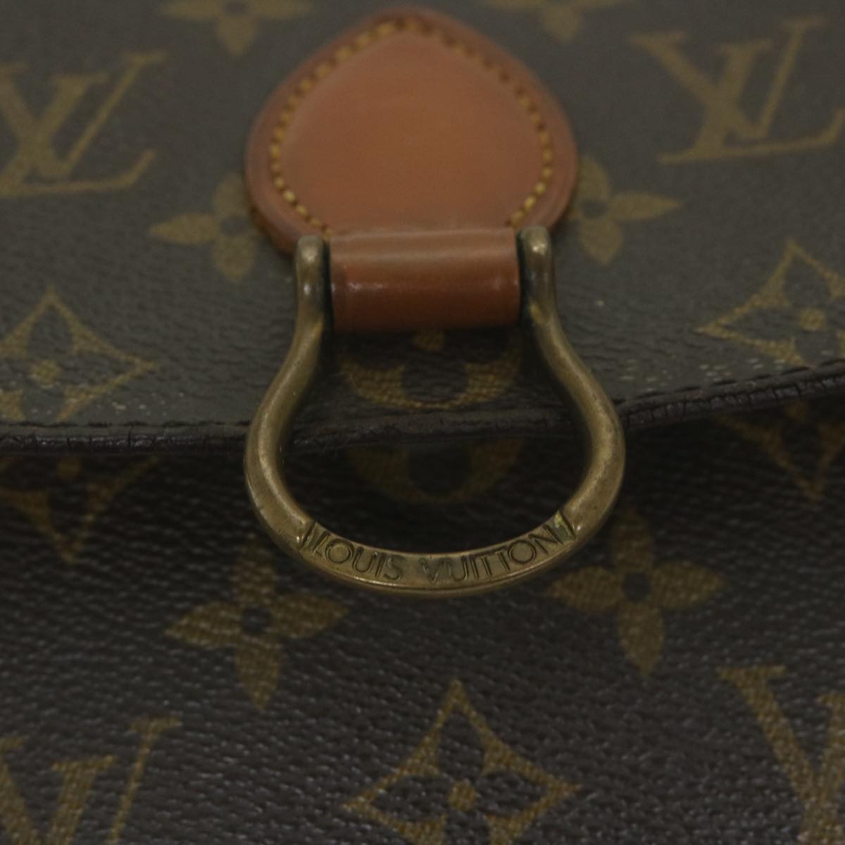 LOUIS VUITTON Monogram Saint Cloud MM Shoulder Bag M51243 LV Auth ac2465