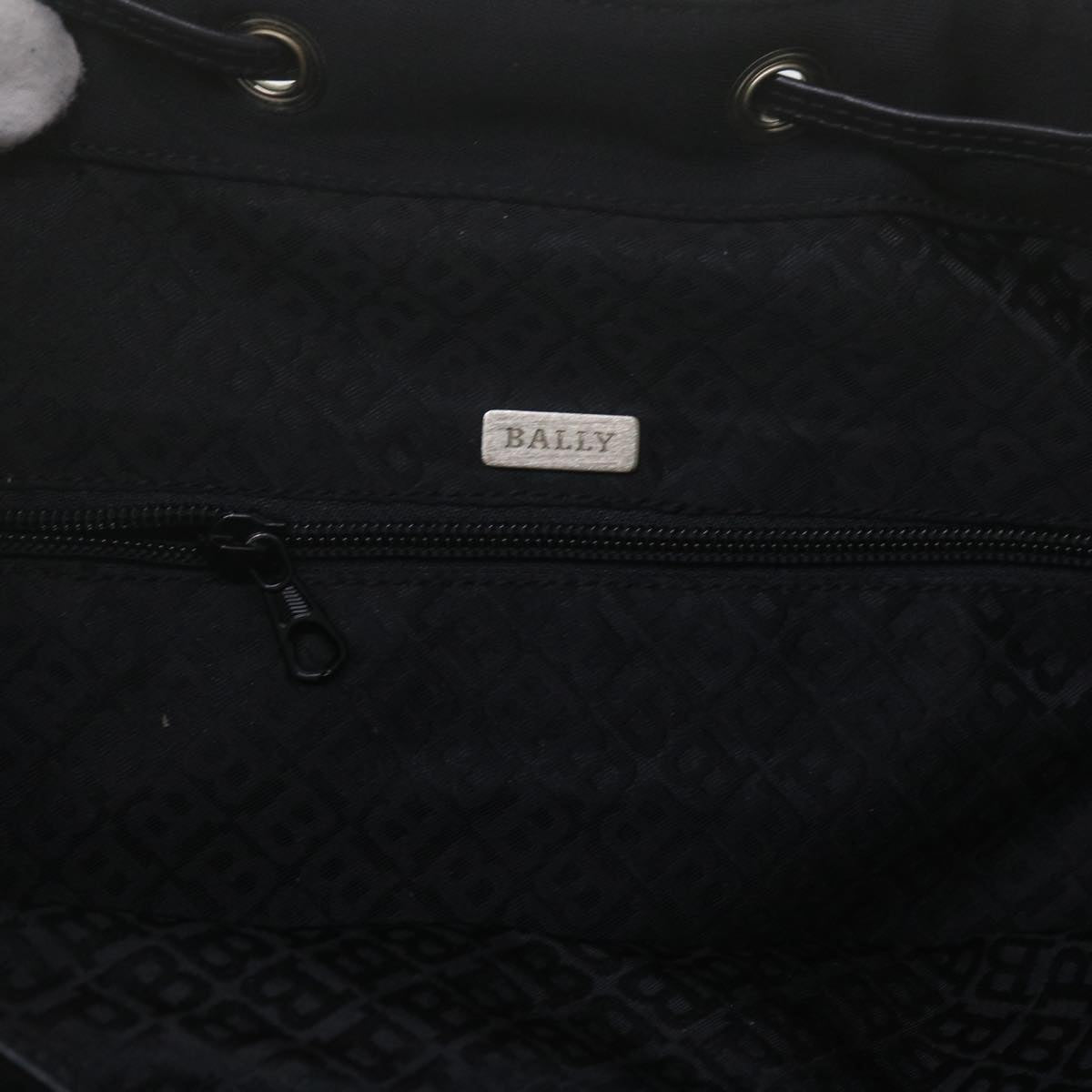 BALLY Backpack Canvas Black Auth ac2502