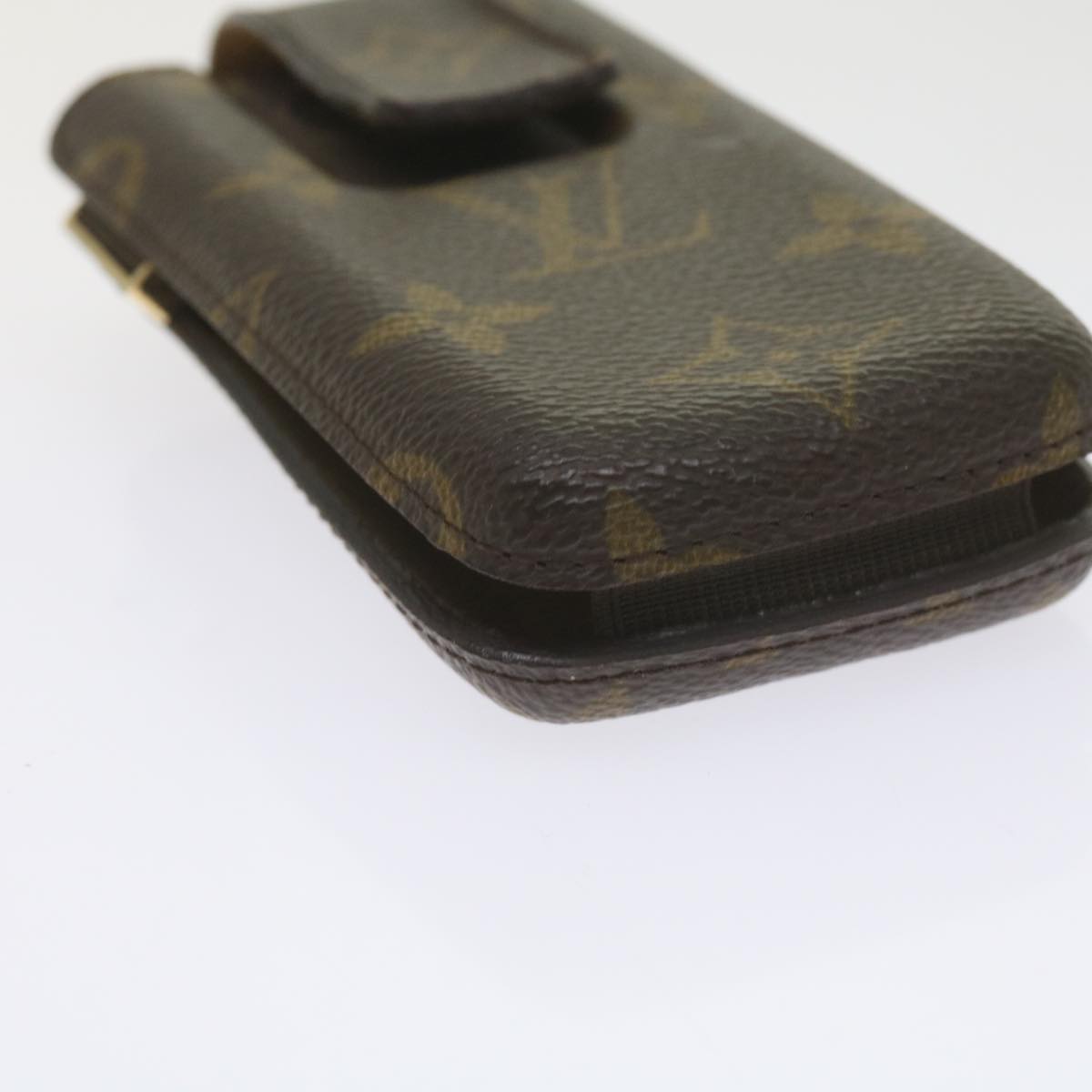 LOUIS VUITTON Monogram Etui Telephone International Cell Case M63064 Auth ac2504