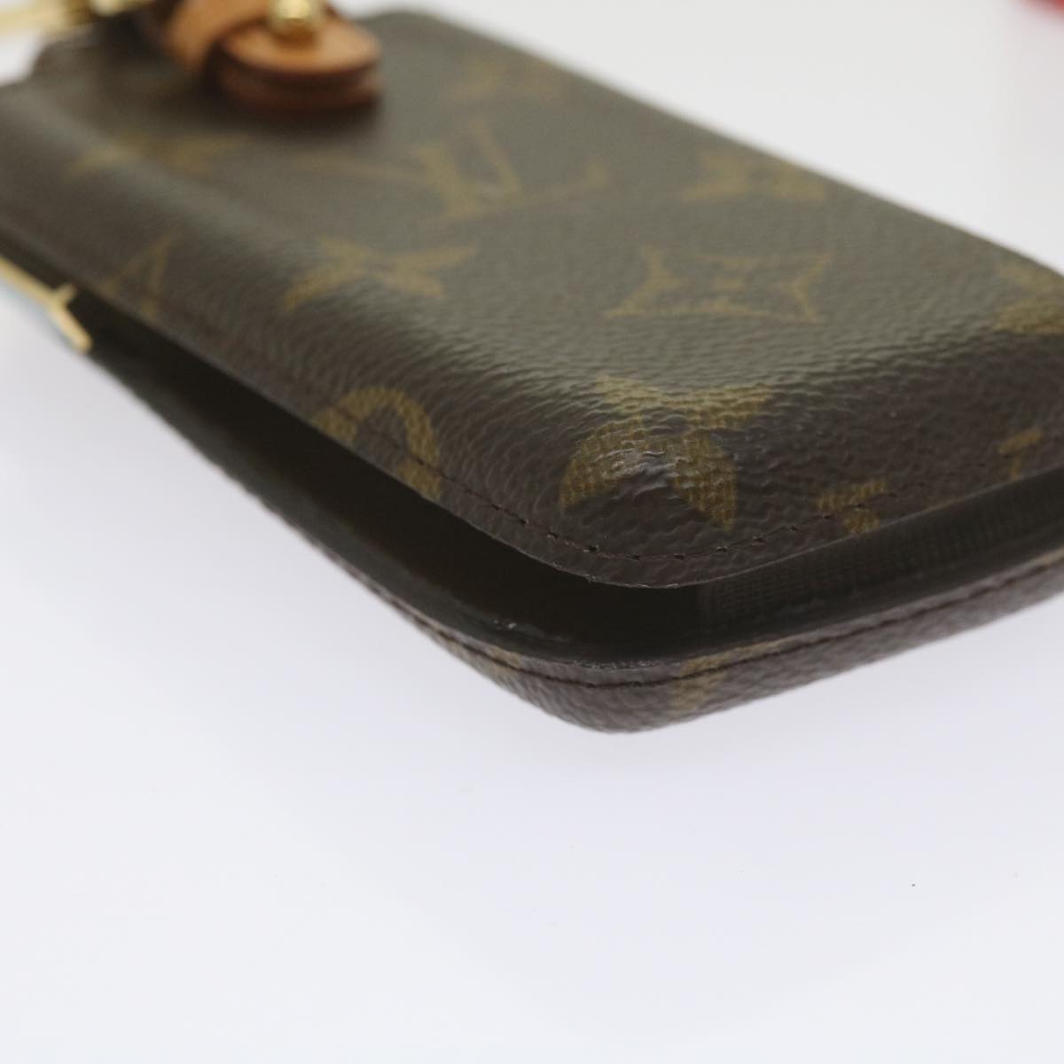 LOUIS VUITTON Monogram Etui Telephone International Cell Case M63064 Auth ac2504