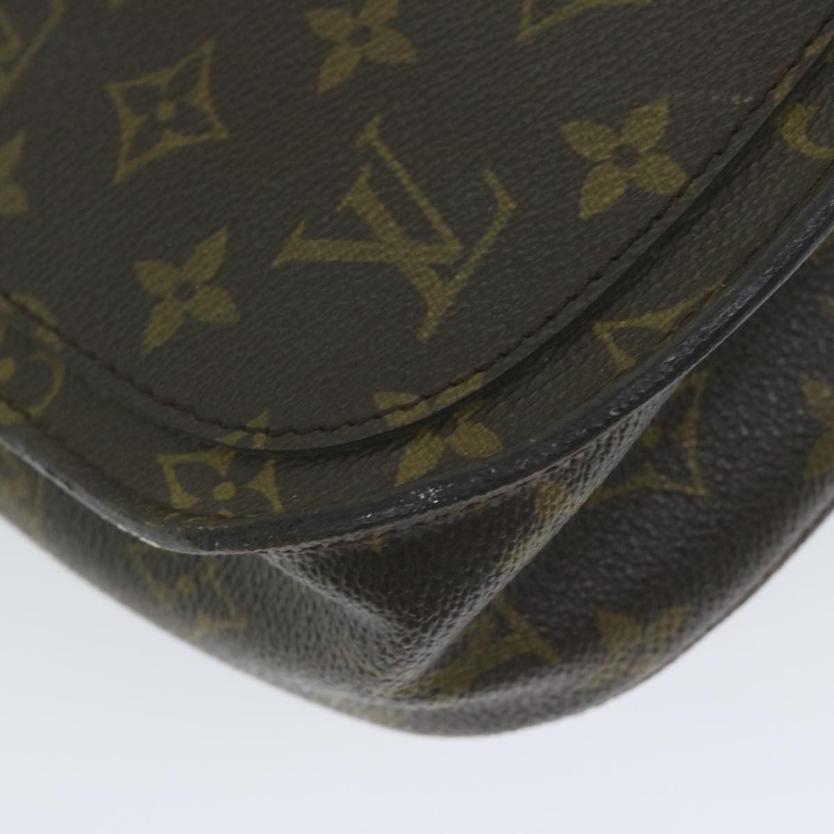 LOUIS VUITTON Monogram Saint Cloud GM Shoulder Bag Vintage M51242 LV Auth ac2547