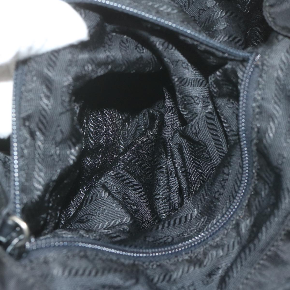 PRADA Backpack Nylon Black Auth ac2573