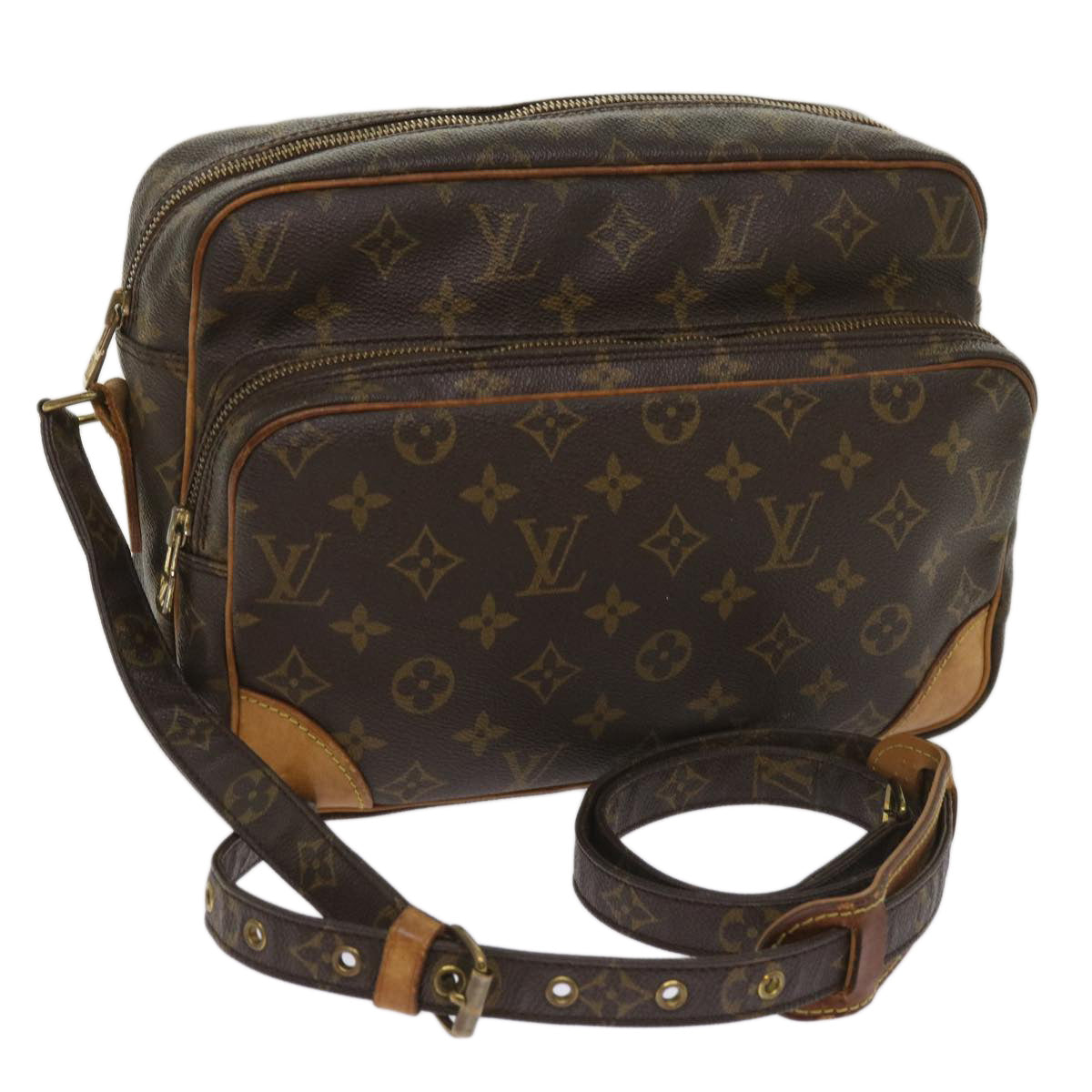 LOUIS VUITTON Monogram Nile Shoulder Bag M45244 LV Auth ac2635