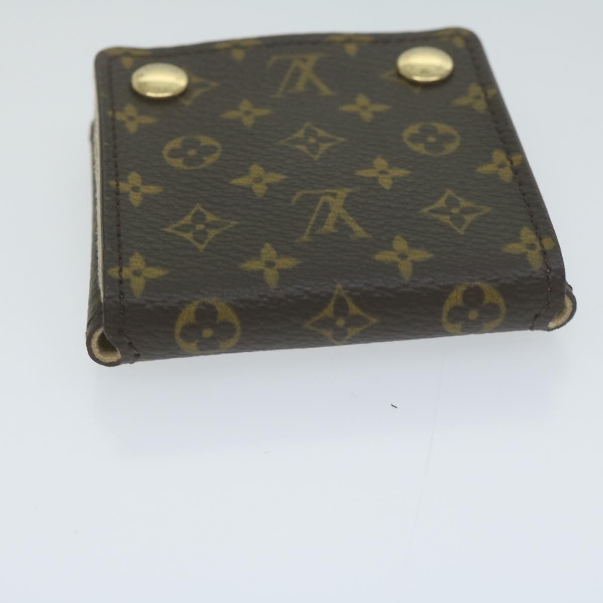 LOUIS VUITTON Monogram Jewelry Case Jewelry Box LV Auth ac2650