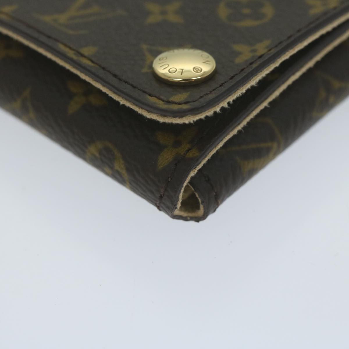 LOUIS VUITTON Monogram Jewelry Case Jewelry Box LV Auth ac2650