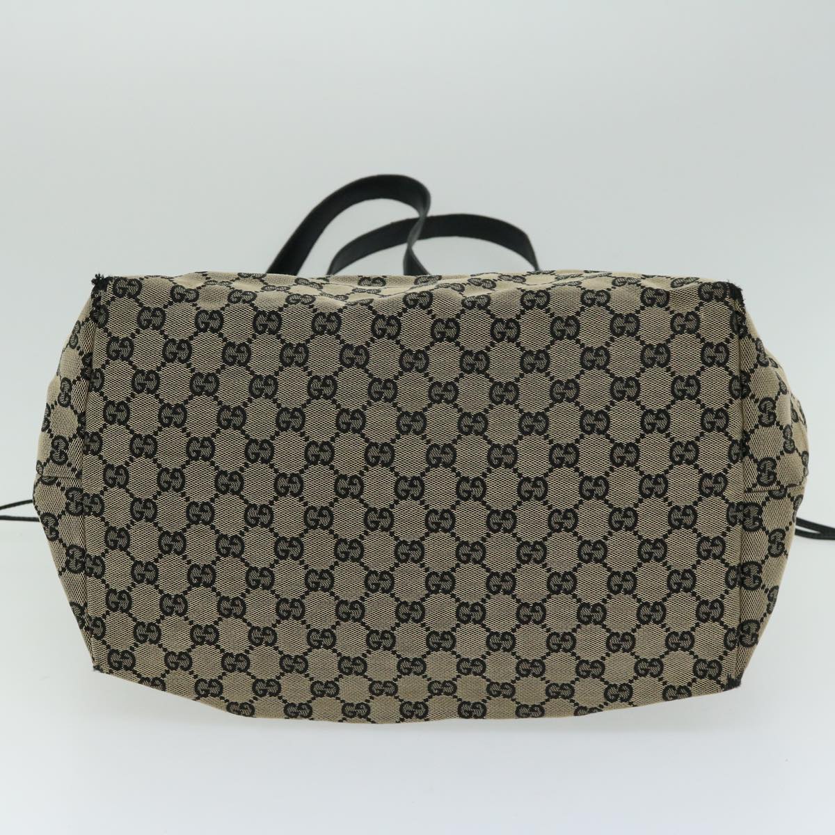 GUCCI GG Canvas Shoulder Bag Beige Auth ac2714