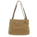 PRADA Shoulder Bag Nylon Beige Auth ac2724-2