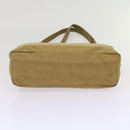 PRADA Shoulder Bag Nylon Beige Auth ac2724-5