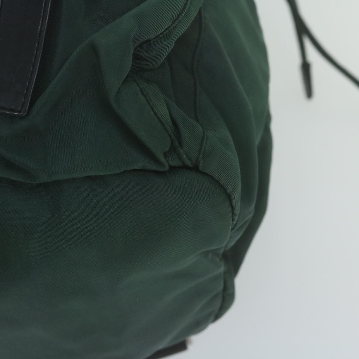 PRADA Backpack Nylon Green Auth ac2726