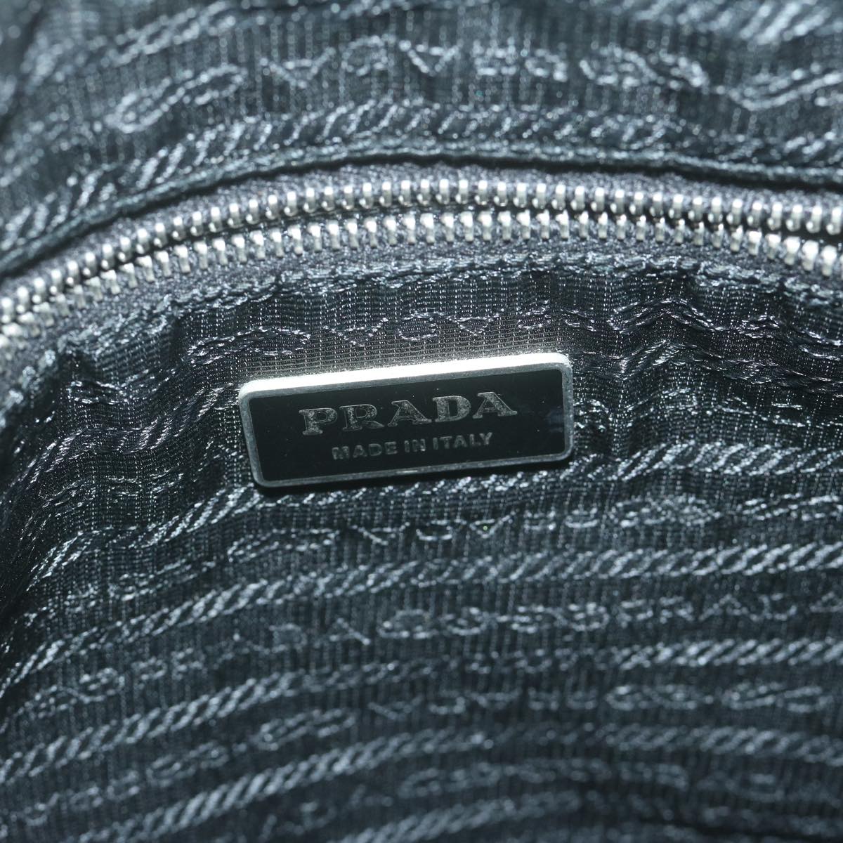 PRADA Shoulder Bag Nylon Black Auth ac2727