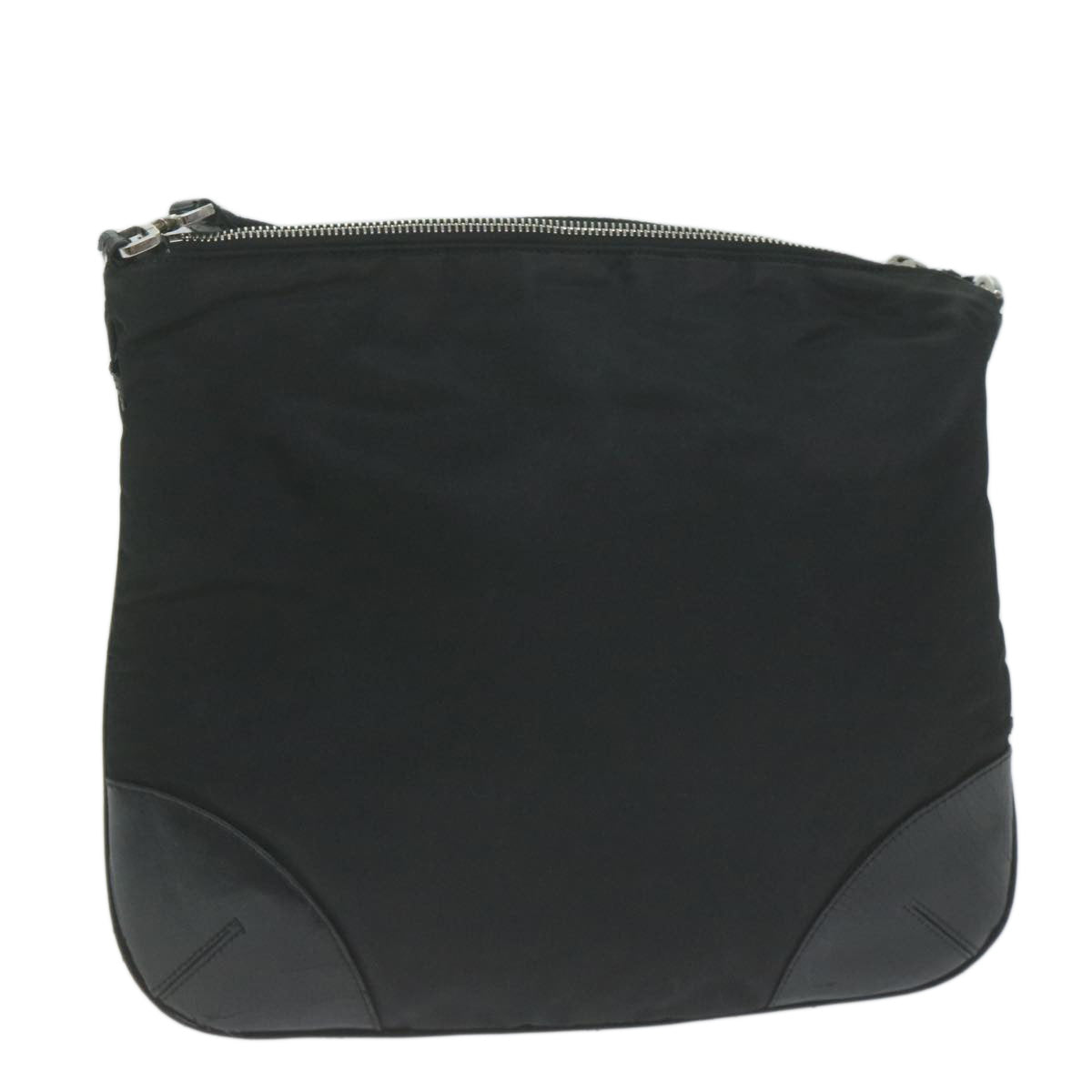 PRADA Shoulder Bag Nylon Black Auth ac2727