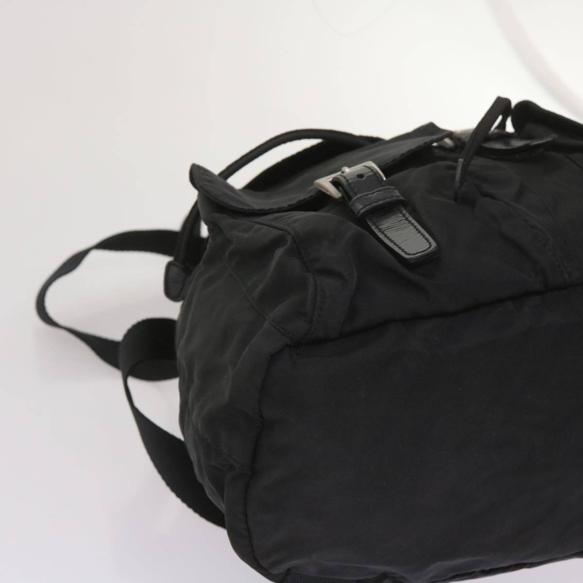 PRADA Backpack Nylon Black Auth ac2742