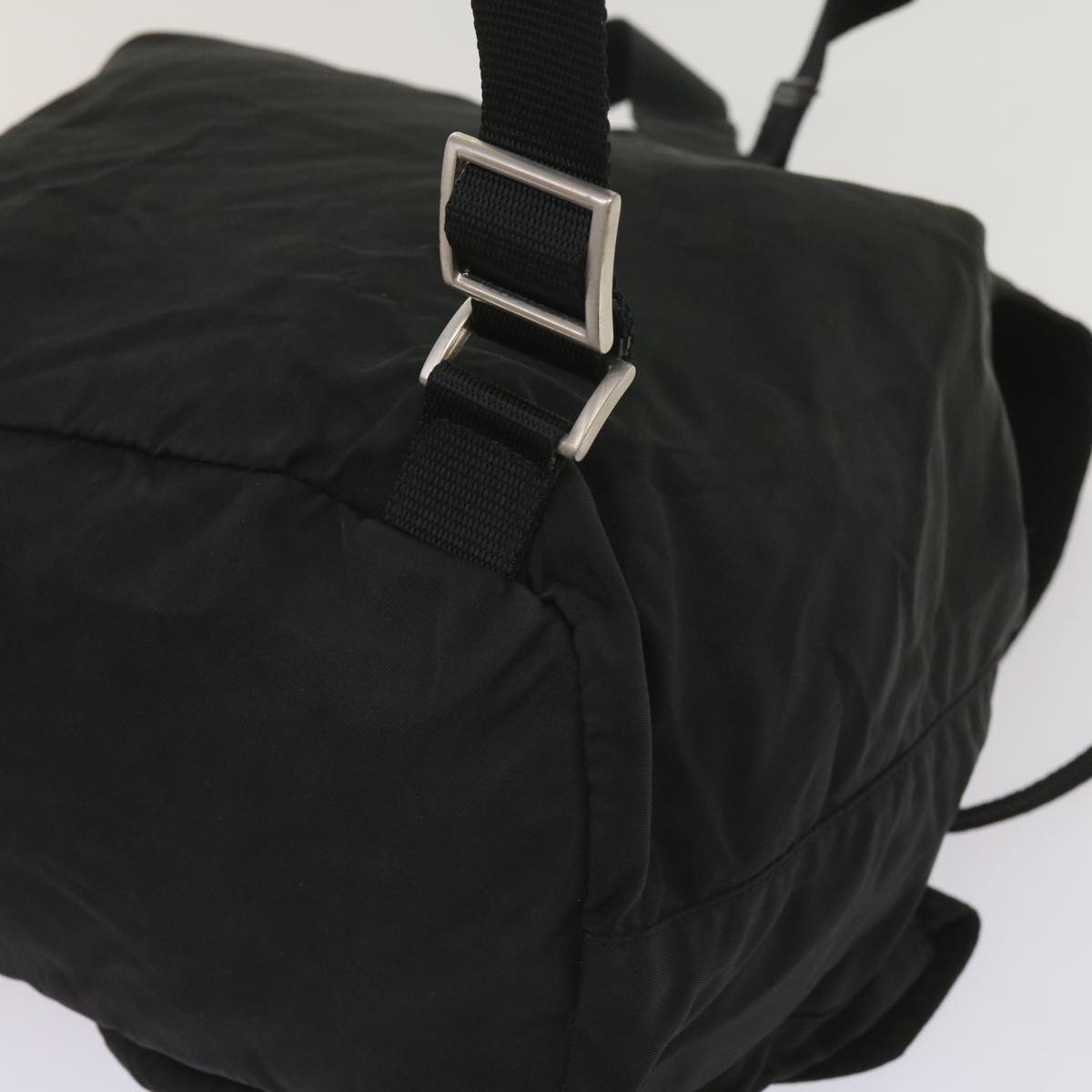 PRADA Backpack Nylon Black Auth ac2742