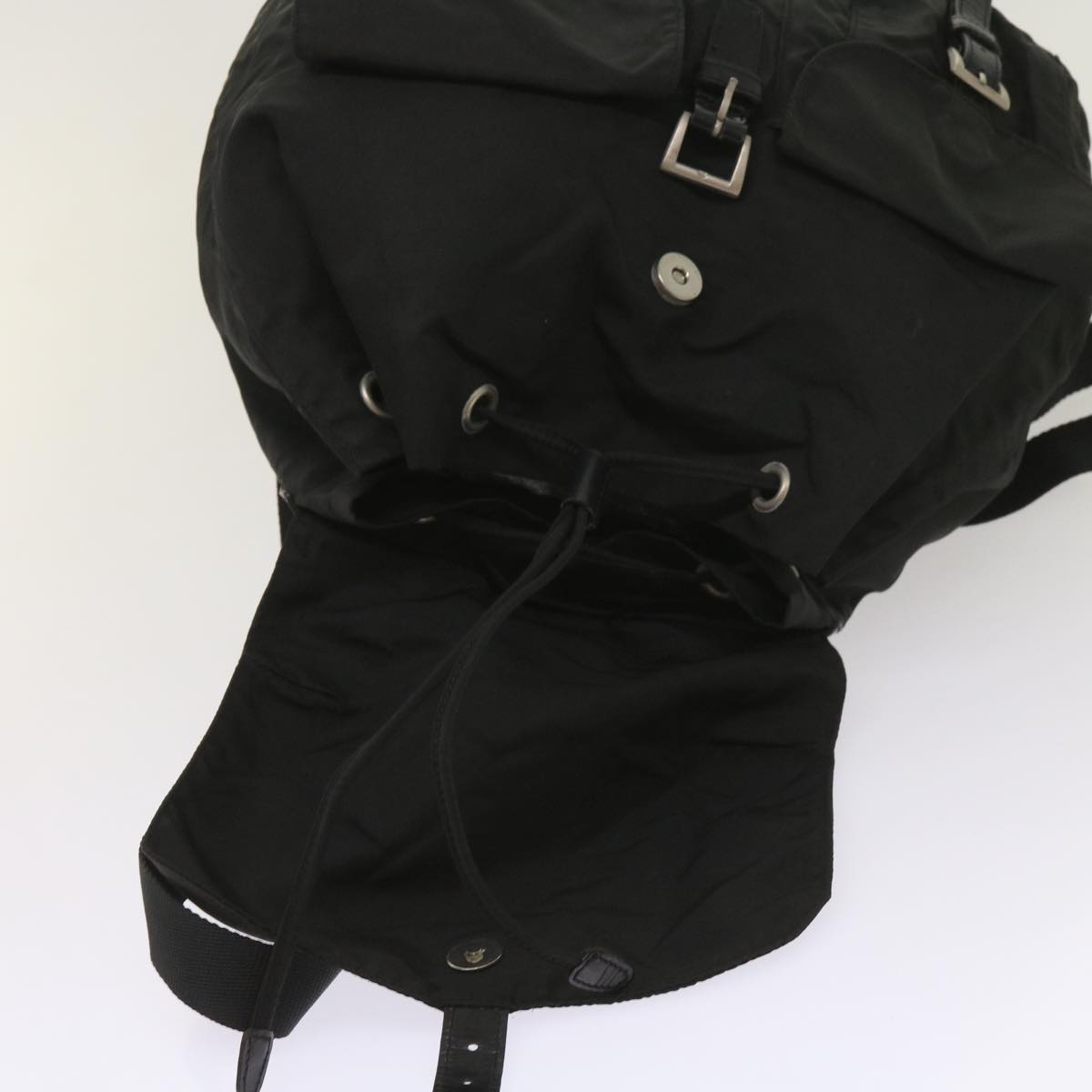 PRADA Backpack Nylon Black Auth ac2742