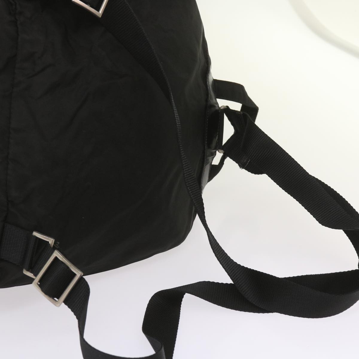 PRADA Backpack Nylon Black Auth ac2742