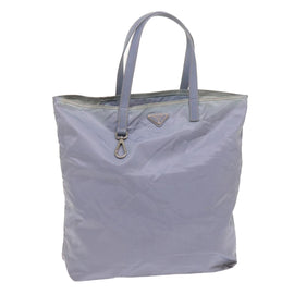 PRADA Tote Bag Nylon Light Blue Auth ac2744