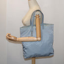 PRADA Tote Bag Nylon Light Blue Auth ac2744-21