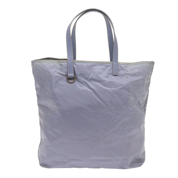 PRADA Tote Bag Nylon Light Blue Auth ac2744