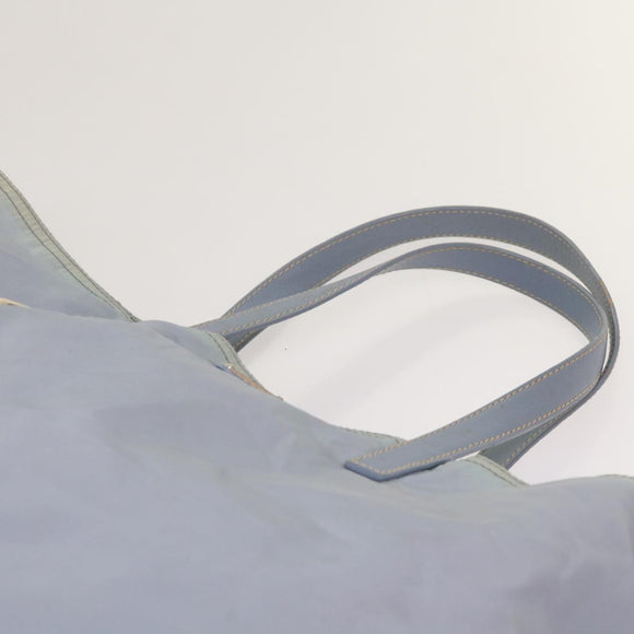 PRADA Tote Bag Nylon Light Blue Auth ac2744